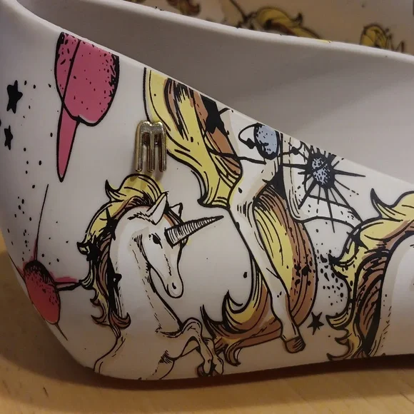 Melissa Unicorn Flats 🦄 size 9 EUC - Picture 2 of 5